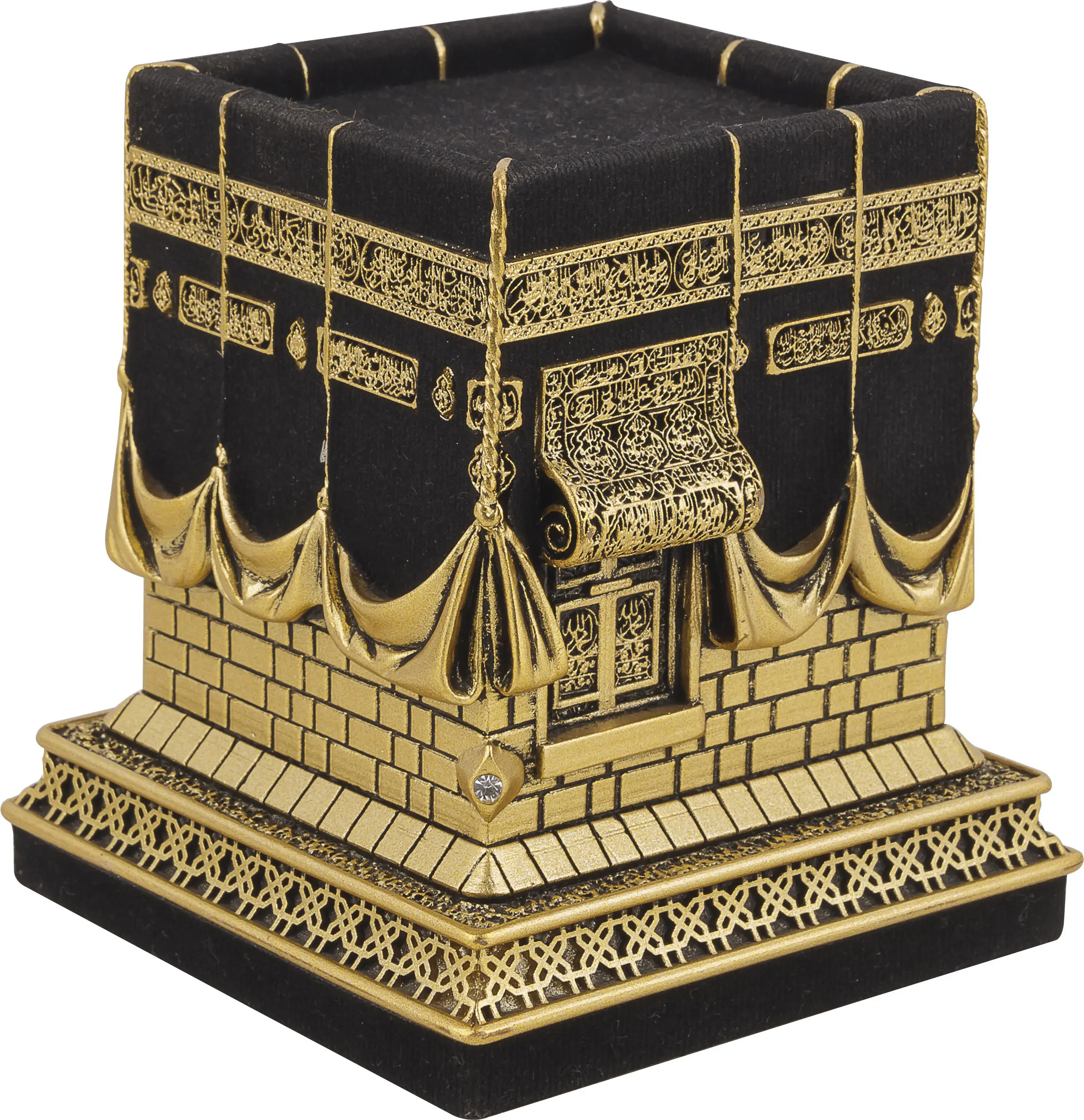 Toptan İslam süsler İslam heykel kabe ramazan hediyeler biblo müslüman ev dekorasyon kristal süs bayram hediyeler
