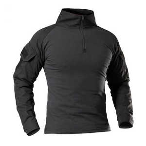 Tenues tactiques de combat pour agents de sécurité en gros, ensembles personnalisés en polyester/coton respirant, grandes tailles, légères pour hommes - Product Image 1