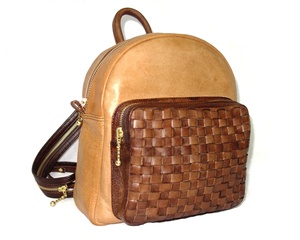 Sac à dos en cuir de style occidental pour femmes 100% sac en cuir Top Grain pour femmes sac à dos en cuir - Product Image 1