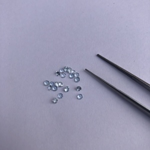 2.25มิลลิเมตรธรรมชาติสีฟ้าบุษราคัมเหลี่ยมเพชรพลอยกลมหลวมผู้จัดจำหน่ายจัดการจำนวนมากในราคาขายส่งโรงงานหินผู้ผลิต - Product Image 3