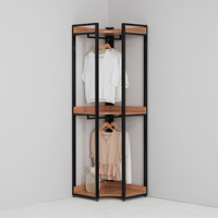 Porte-manteau et armoire de rangement pour vêtements en métal, design scandinave moderne, pour salon, chambre et salle à manger