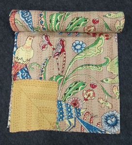 Quilts Kantha sur mesure, jetés Kantha et textile Kantha pour les magasins de décoration intérieure - Product Image 4
