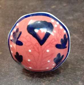 Perillas de puerta de cerámica florales de gran venta, Zinc pintado a mano para tocador, dormitorio, baño, hogar, Bar, sala de estar, hoteles, para Exterior - Product Image 1