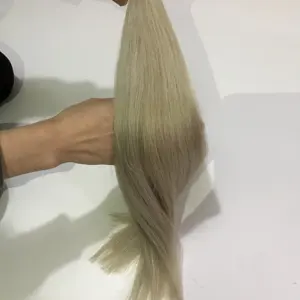 Fabrik Preis Menschliches Haar Extensions Verschiedene Farbe Doppel Gezogen Reines Haar Russland aus Vietnam