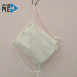 Bolsas de compras reutilizables Hanoipie Vietnam, bolsa plegable de algodón, bolsas recicladas - Product Image 2