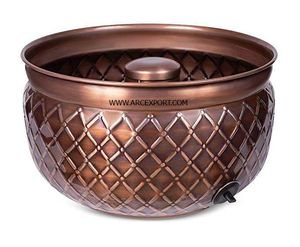 Grand pot de tuyau en métal massif Décoration de la maison Articles de service Pot de tuyau de luxe de meilleure qualité à vendre en gros Prix - Product Image 2