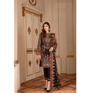 Vestido recto paquistaní e indio salwar kameez, traje étnico de diseñador de AJM, modelo de casa comercial 1060 - Product Image 1