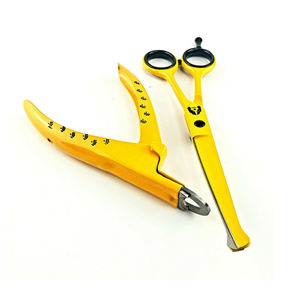 Cortador de uñas de acero inoxidable para mascotas, tijera curvada de gran tamaño, cortador de garras para limpieza de perros - Product Image 5