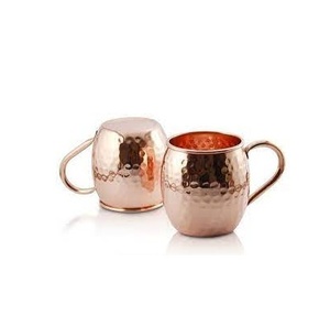 Copper Polished <b>Mug</b> and Customized Size 2 Piece and <b>Handmade</b> Product with bar Wine Use for <b>Mug</b> with Sale - Product Image 1