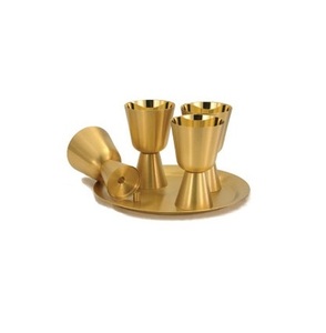 Assiette avec support en laiton, fournitures d'église, fournitures d'enterrement du monde cuivreux en inde - Product Image 5