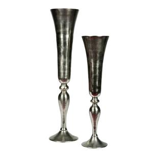 <b>Set</b> Of Three Metal Flower <b>Vase</b> High Quality Handmade Designer Flower Pot Classic Stylish Wholesale Designer Flower <b>Vase</b> - Product Image 3