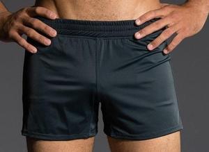 Pantalones cortos de verano de cintura media para hombre con cierre de cordón Patrón sólido Impresión por sublimación - Product Image 6