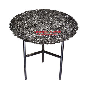 Black Antique Metal Centre <b>Table</b> <b>for</b> Living Room Christmas Sculpture Decoration <b>Table</b> on 3 <b>Leg</b> Stand <b>for</b> Decoration - Product Image 5