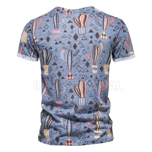 Camiseta de hombre transpirable de sublimación de alta calidad personalizada, 100% poliéster, de secado rápido, para hombre - Product Image 2