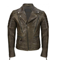 Blouson d'hiver style vintage pour homme, nouveau design, manches longues, doublure respirante en cuir de vache, grande taille, fermeture éclair, tricoté