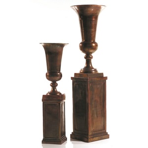 Indian Manufacturer Handmade Modern Design Brass Metal Flower <b>Vase</b> <b>Unique</b> Home Decoration for Weddings Floor <b>Vase</b>-Wholesale - Product Image 6