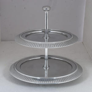 Soporte de acero pulido para decoración de tartas, accesorio decorativo de lujo de 3 niveles para decoración de bodas y fiestas - Product Image 3