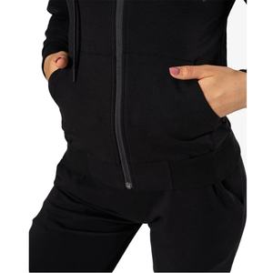 Conjunto Deportivo Unisex XL con Sudadera con Cremallera Completa y Pantalones Jogger, 2 Piezas, Invierno, Transpirable, Algodón/Poliéster, Logotipo Personalizado, Ropa Urbana, Gimnasio - Product Image 3