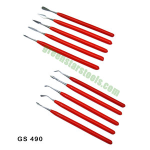 เครื่องมือแกะสลักขี้ผึ้งชุดเคลือบพีวีซีเครื่องมือ490เครื่องประดับสำหรับนักอัญมณี - Product Image 1