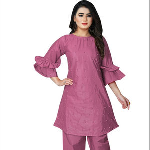 Kurtis Dames Coton Reyon Femmes Anarkali Dernier Design De Mode Prêt À Porter À Bas Prix avec Dupatta Jackate Robe Indienne En Gros Alphanumero - Product Image 1