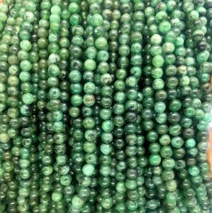 ลูกปัดพลอยสังเคราะห์สีมรกตแบบหลวมทำจากหลายขนาดผ่านการรับรอง - Product Image 1