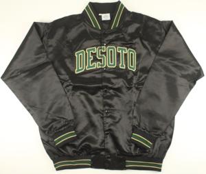 Veste professionnelle en satin avec lettres brodées, couleur personnalisée, pour sports en équipe de Baseball, collège - Product Image 1