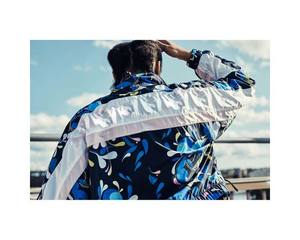 Veste coupe-vent d'hiver pour homme sur mesure, en toile, col montant, imperméable, demi-zip, à capuche, épaisse - Product Image 1