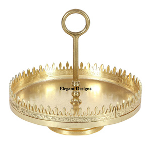 Support à gâteau décoratif pour mariage et occasion Forme ronde Présentoir à gâteau fait main de créateur unique Vente en gros Présentoir à gâteau de luxe - Product Image 4