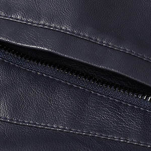 Chaquetas de moda para hombre de los fabricantes directos de fábrica Diseños de varios colores 100% Temporada de invierno de cuero original Cremallera de talla grande - Product Image 4