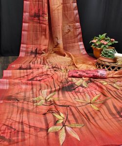 Nuevo atractivo aspecto rico desgaste de fiesta bordado pesado Sari de red con pieza de blusa ropa de mujer India precio bajo venta al por mayor Surat Apparelgarment - Product Image 4