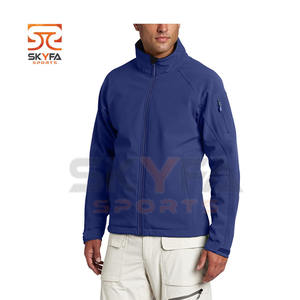 Wholesale Spring And Fall <b>Soft</b> <b>Shell</b> <b>Jacket</b> <b>Men's</b> Casual Solid Color Blank Sports <b>Jacket</b> Coat For <b>Men</b> - Product Image 6