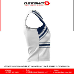 Uniformes personalizados de animadora para chica joven, con carcasa superior con tinte completo, sublimación, nombre del equipo - Product Image 3