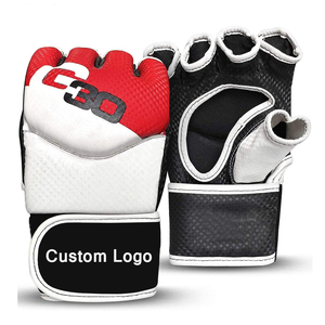 Gants de MMA personnalisables avec logo et couleur – Gants de boxe et de sparring rouges pour adultes – Meilleure qualité - Product Image 1