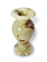 MINERALS ROUTE Vases à fleurs artisanaux en onyx vert foncé au style unique, art populaire, taille personnalisée, certifiés ISO9001, pour la maison et l'exportation mondiale