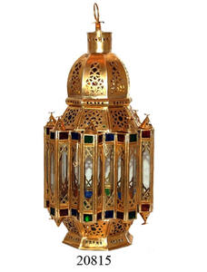 Linternas de Metal de estilo marroquí, grandes, Retro, creativas - Product Image 2