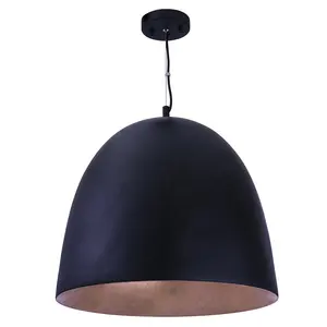 Ul Cul Vermeld Geschilderd Zwarte Industriële Stijl Hanglamp Armatuur Voor Restaurant C20151