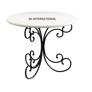 Recién llegado, mesa auxiliar de Metal de diseño vivo, mesa auxiliar chapado en oro de acabado, muebles de lujo para Hotel, mesa auxiliar decorativa - Product Image 3