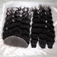 Perruques vierges vietnamiennes BT HAIR sans colle, nouées à la main, double trame, style afro, 8 pouces de longueur étirée, lisses, personnalisables