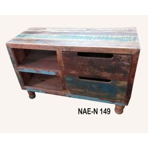 Công nghiệp cổ điển rắn gỗ TV tủ nhà khai hoang cũ cổ giải trí đơn vị cho trang trại phòng khách hội thảo - Product Image 1