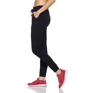Pantalon de jogging en molleton 100% coton pour femmes coupe régulière poches imperméable pour les Sports de plein air décontracté Fitness pantalon à logo personnalisé - Product Image 3