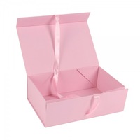 Boîte cadeau magnétique de luxe personnalisée pour vêtements et chaussettes de bébé, emballage en carton rigide avec logo, boîte cadeau pour nouveau-né