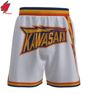 Pantalones cortos de malla para jóvenes, shorts de baloncesto con bolsillos, color negro, alta calidad, venta al por mayor - Product Image 4