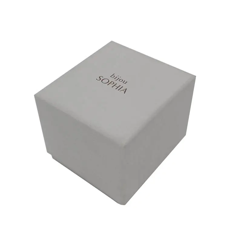 Custom Jewelry luxury packaging paper box with desiccant and foam