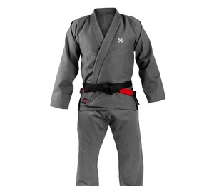 ชุดยูนิเซ็กซ์คุณภาพสูง ผ้าฝ้าย 100% GSC สำหรับกีฬายิวยิตสู ปักโลโก้ตามสั่ง ผ้าทอเพิร์ลวีฟ 450 กรัม ทนทาน ระบายอากาศได้ดี - Product Image 1