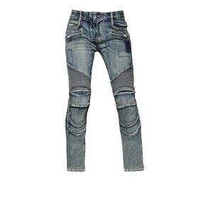 Pantalones lápiz de mezclilla oscura aprobados por la CE para mujer, la última enzima de protección principal, patrón sólido, ropa protectora para motocicleta para mujer - Product Image 3