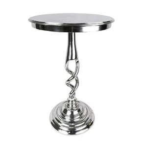 Best Selling <b>Silver</b> Color Metal <b>Table</b> Elegant Modern <b>Side</b> <b>Table</b> Home Office Living Room Handmade Wholesale Fancy Center <b>Table</b> - Product Image 1