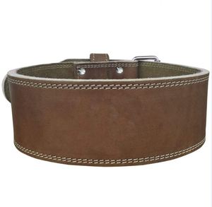 Top en vente Ceinture D'haltérophilie En Cuir Ceinture De Dynamophilie 10mm D'entraînement 4 pouces large ceinture avec boucle en métal de haute qualité - Product Image 2