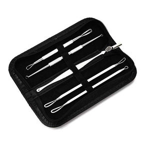 ชุดกำจัดสิวหัวดำเครื่องมือทำเล็บมือเล็บเท้าเครื่องมือสแตนเลส - Product Image 1