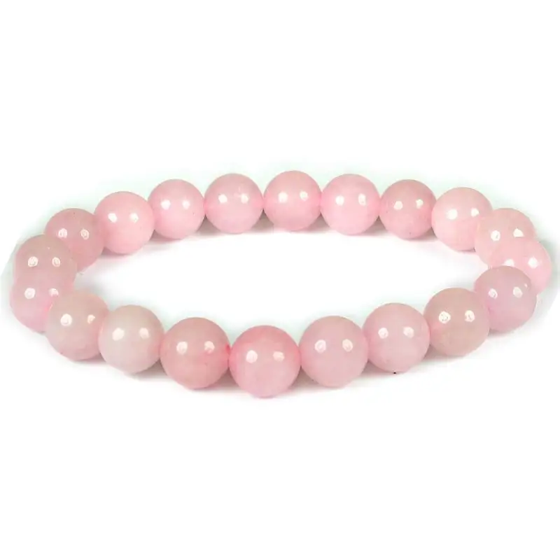 Braccialetto al quarzo rosa acquista da Mariya Crystal Export: braccialetto di perle di pietre preziose all'ingrosso