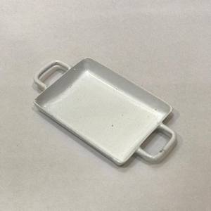 Petit panier Miniature en métal blanc brillant, pour maison de poupée, échelle de 1/12 - Product Image 3